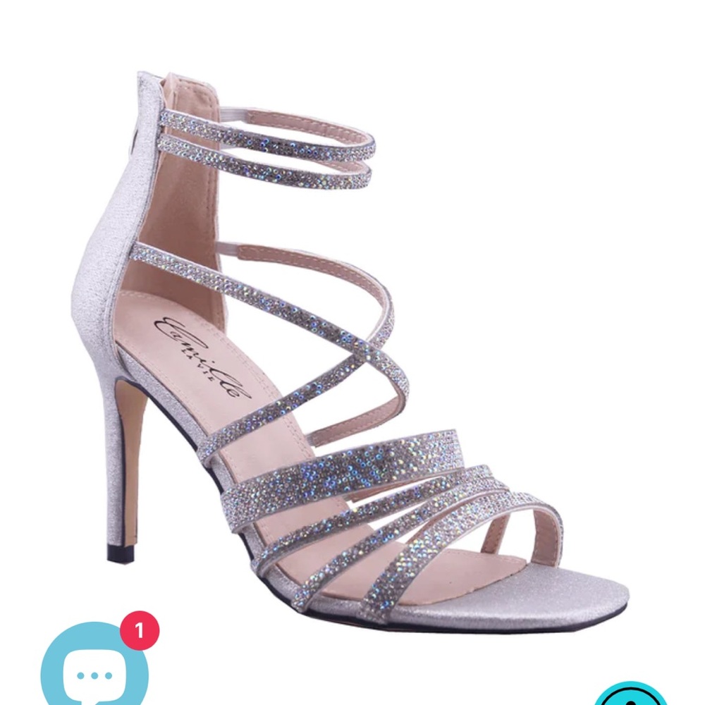 Camille La Vie Silver Heels